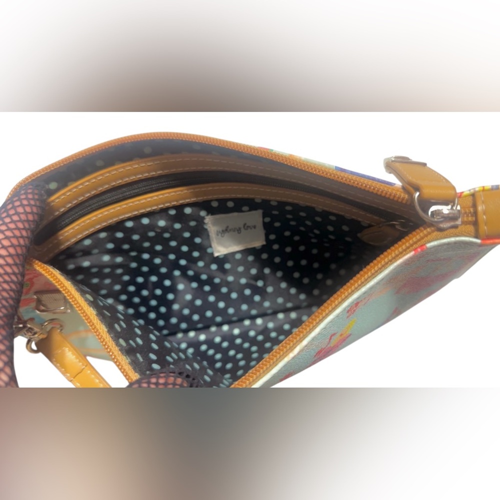 Sydney Love Rare Leather Shoulder Bag.. Hard to Find. 11.5” x 6” Vintage!! - Picture 4 of 7